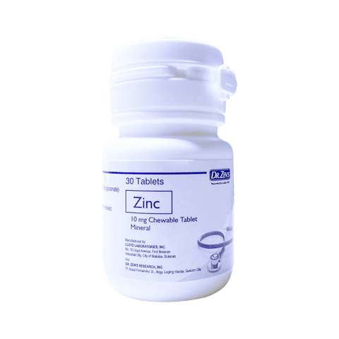 Zinc (10 mg) Chewable Tablet