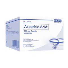 Ascorbic Acid ( Sodium Ascorbate )100 Capsules (500 mg)