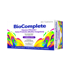 Biocomplete Vitamins Plus Minerals Herbs Probiotics Bacillus Coagulans