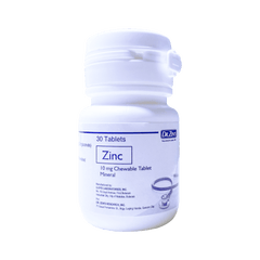 Zinc (10 mg) Chewable Tablet